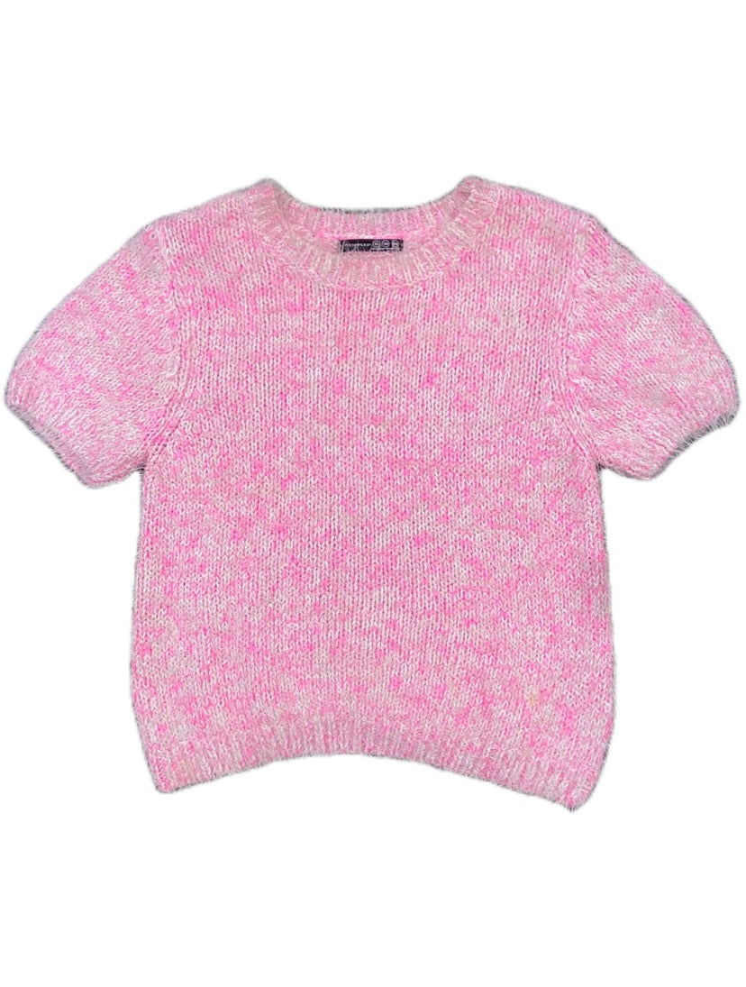 RIB KNIT PINK SWEATER