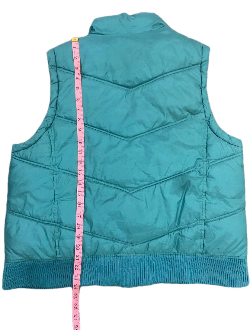 GAP GREEN GILET PUFFER VEST