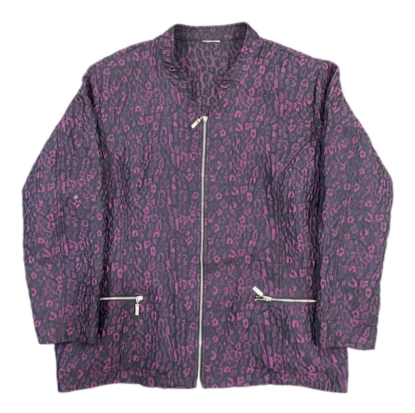PURPLE AND BLACK JACKET