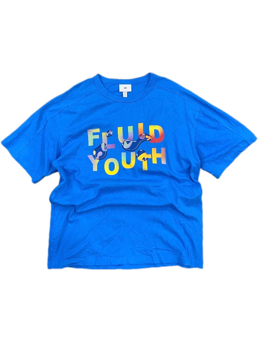 H&M BLUE TSHIRT