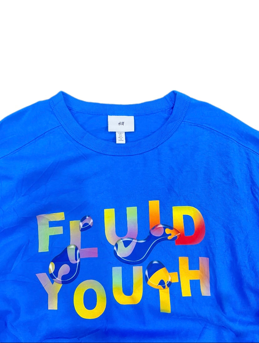 H&M BLUE TSHIRT