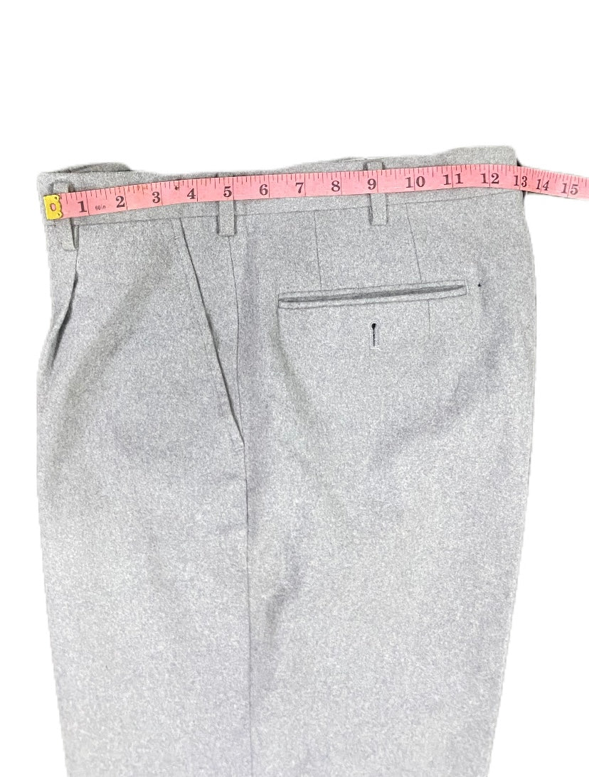 VINTAGE GRAY TWEED GENTLE PANTS