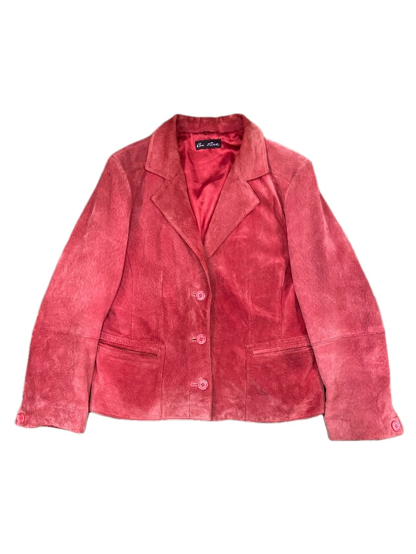 VINTAGE RED SUEDE BLAZER