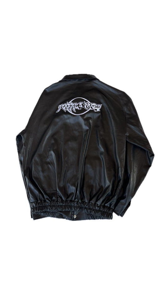 BLACK DROP PROTOTYPE SCARREDFACES LEATHER JACKET