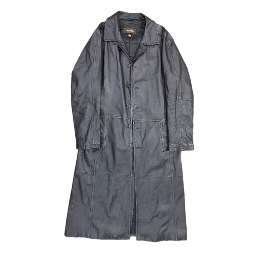 LEATHER TRENCH COAT