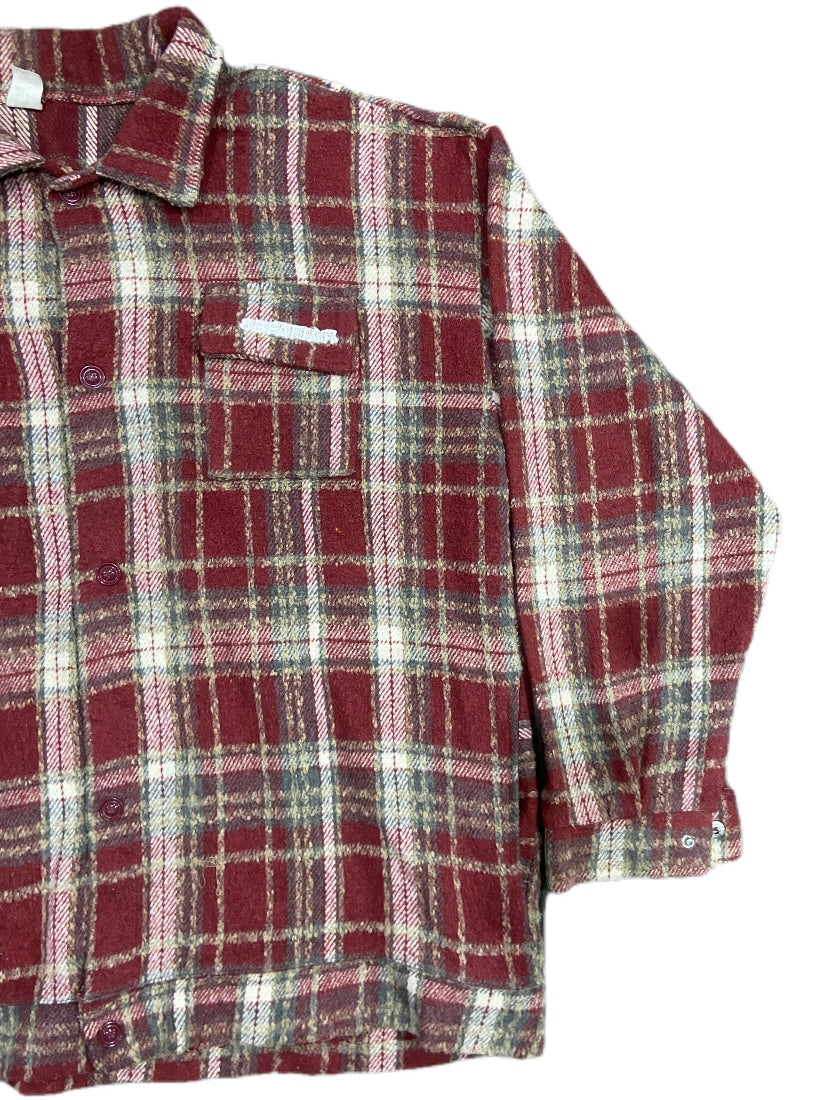 RETRO PLAID OVERSIZED JACKET