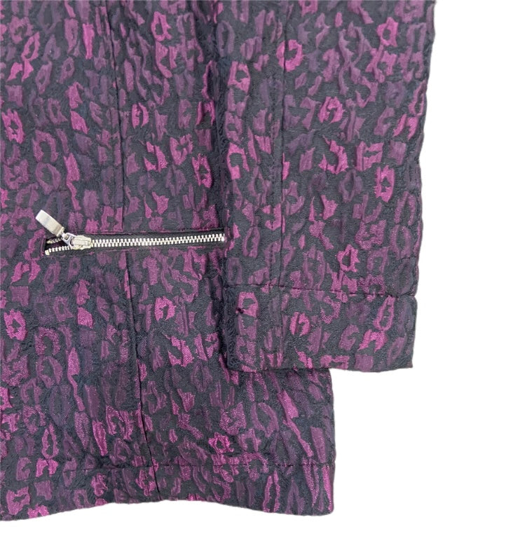 PURPLE AND BLACK JACKET