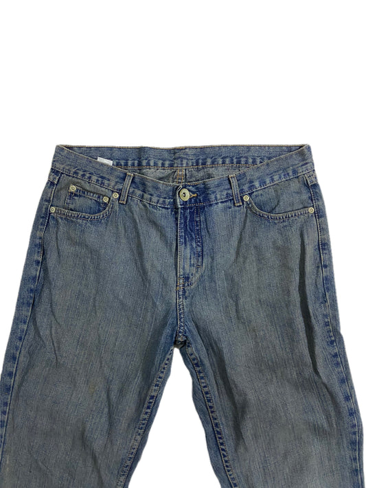 Brown Wash Denim Vintage Pants