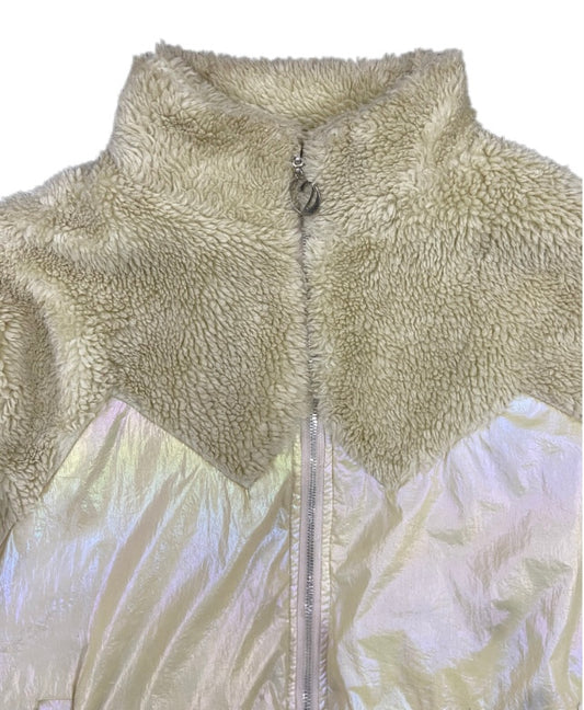 BEIGE FUR JACKET