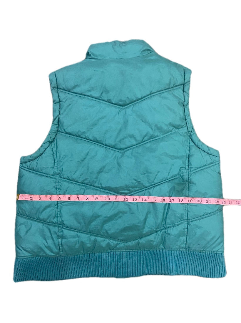 GAP GREEN GILET PUFFER VEST
