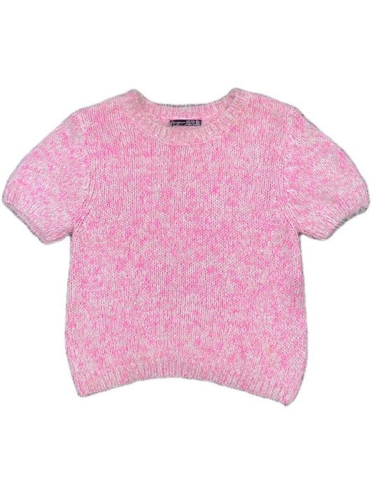 RIB KNIT PINK SWEATER