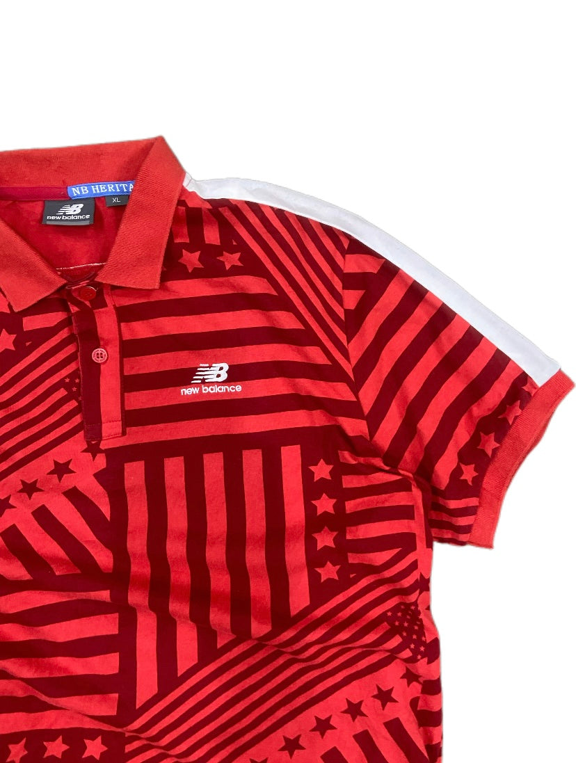 NEW BALANCE RED TSHIRT