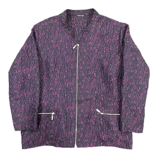 PURPLE AND BLACK JACKET
