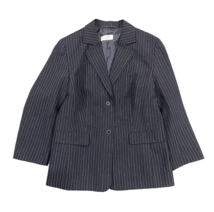 BLACK STRIPED BLAZER