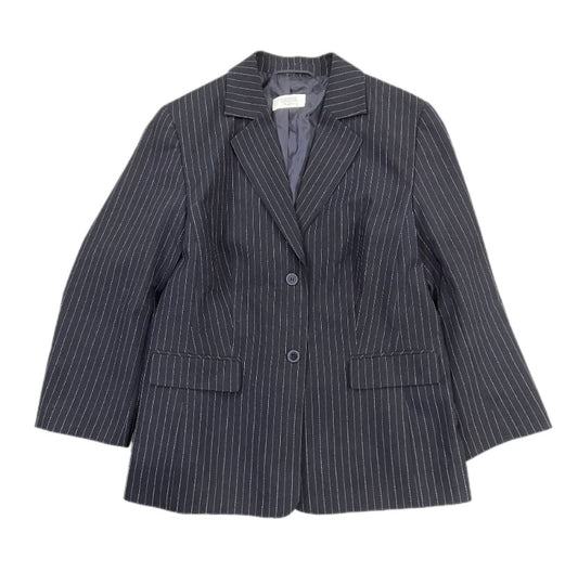 BLACK STRIPED BLAZER