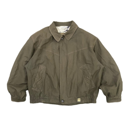 ARMY GREEN TRUCKER JACKET