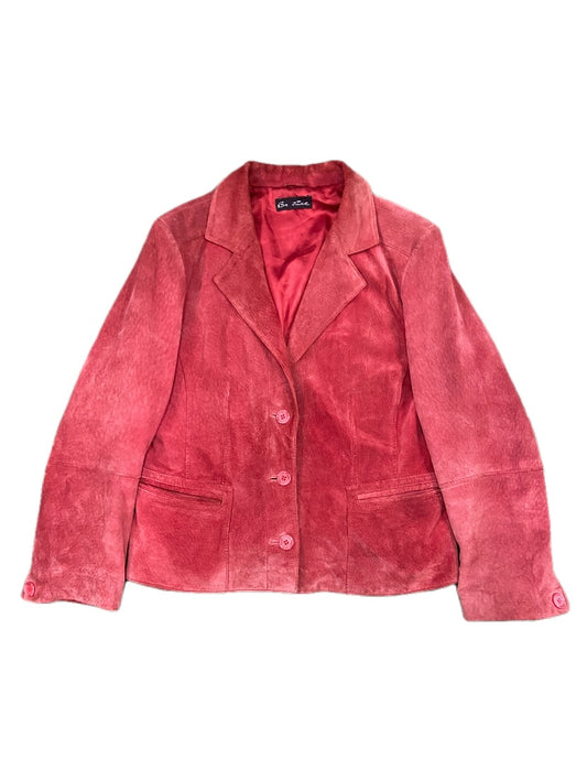 VINTAGE RED SUEDE BLAZER