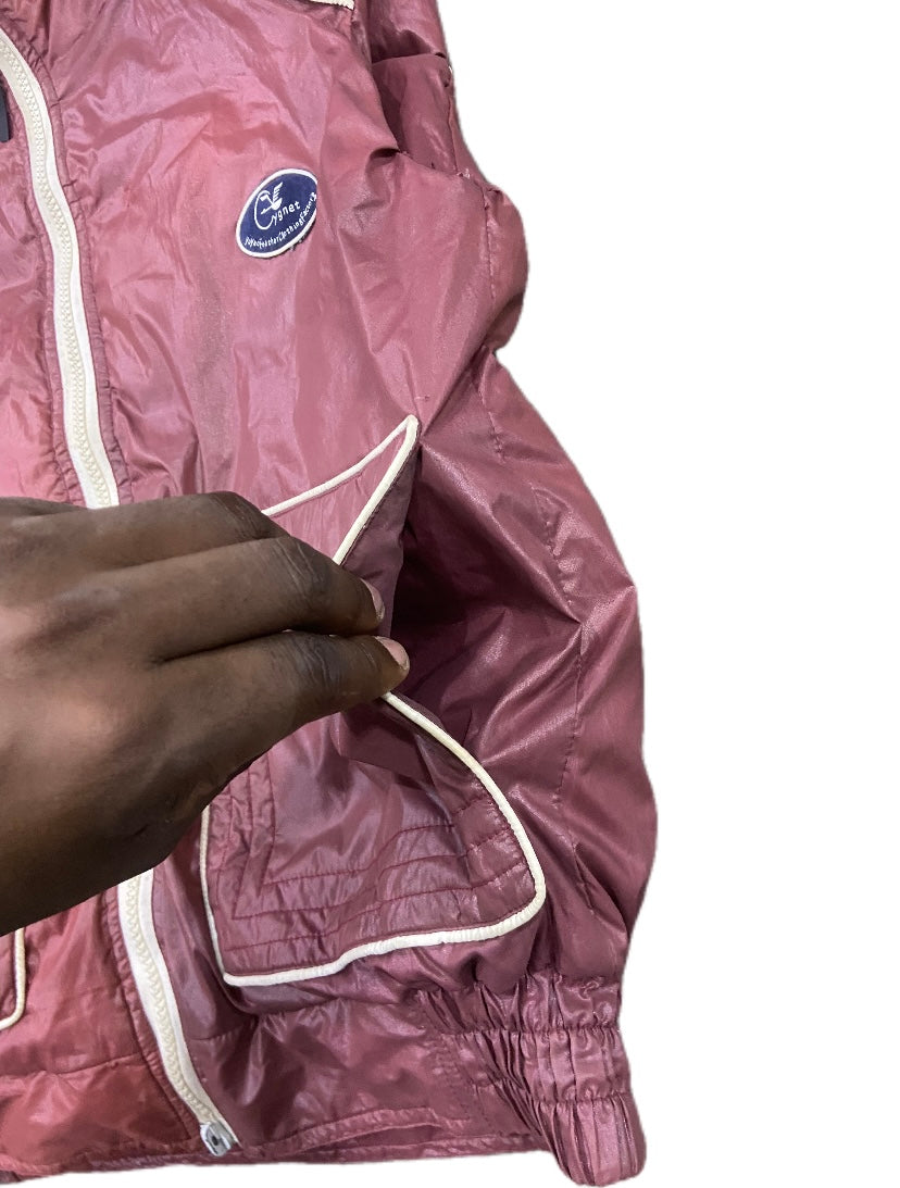 VINTAGE MAROON PUFFER VEST