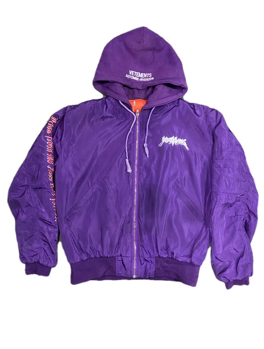VETEMENTS AW16 TOTAL FUCKING DARKNESS BOMBER JACKET