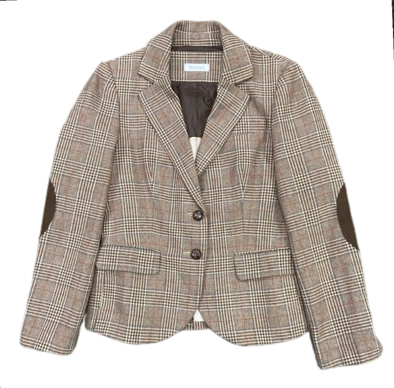 BROWN STRIPED BLAZER