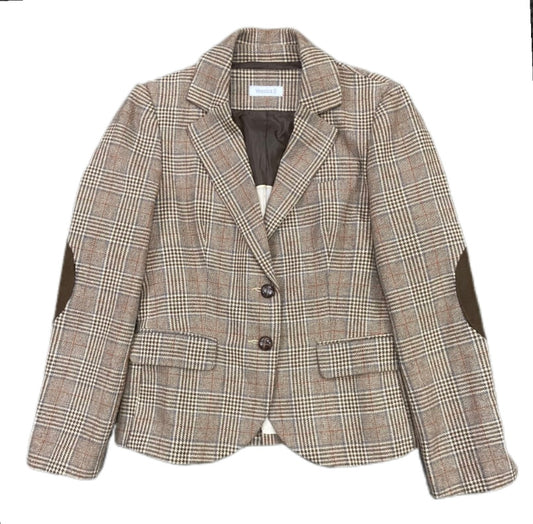 BROWN STRIPED BLAZER