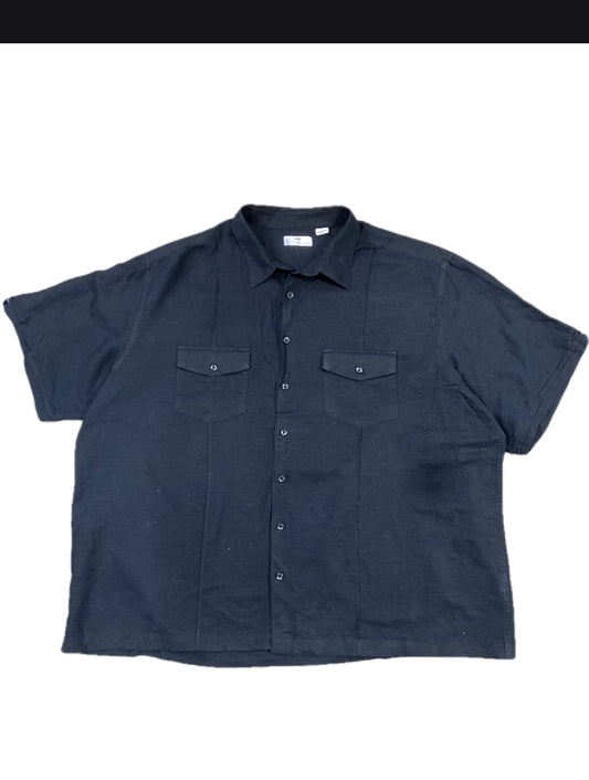 BLACK LINEN SHIRT