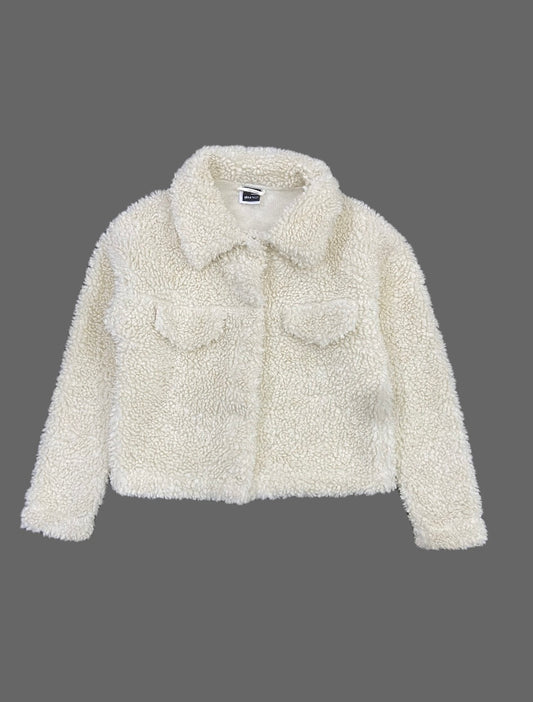 DIVIDED by H&M CREAM TEDDY SHERPA JACKET