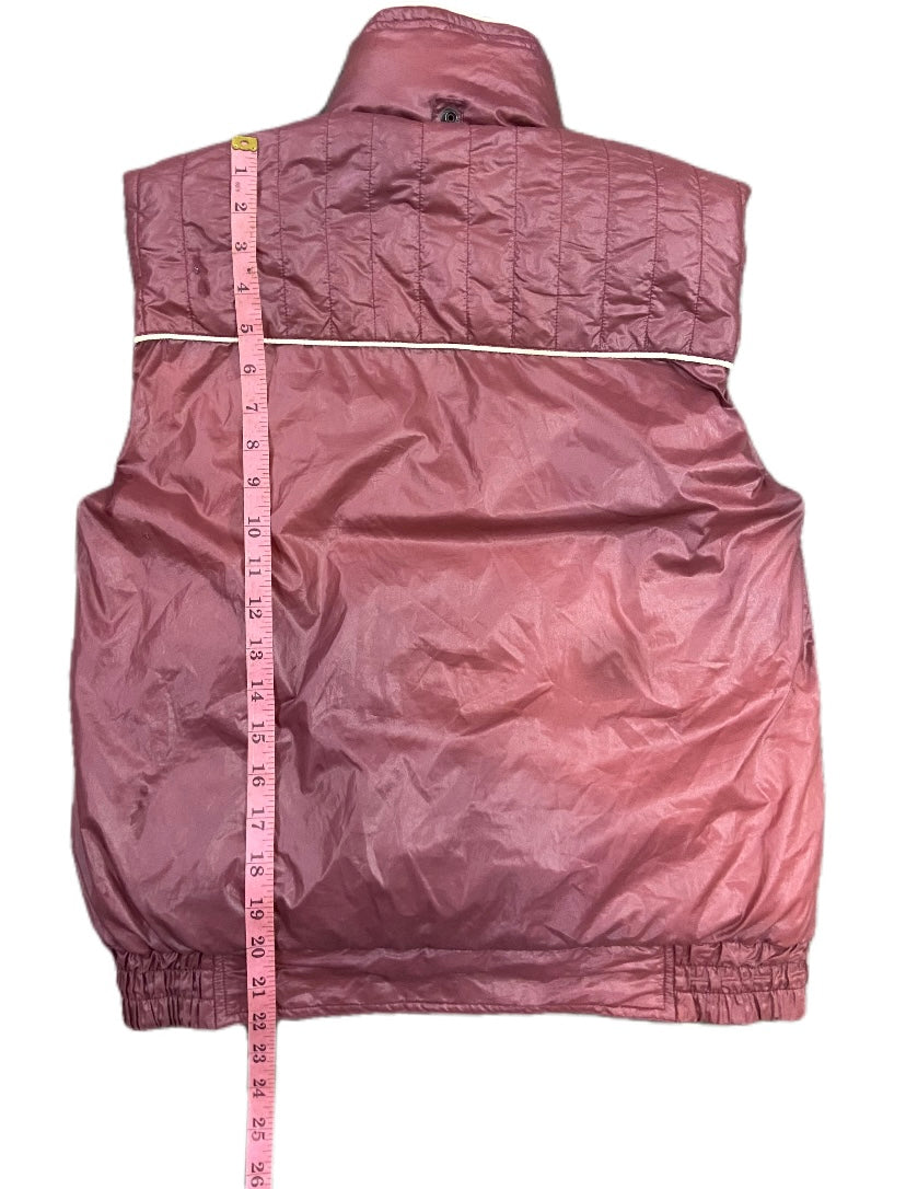 VINTAGE MAROON PUFFER VEST