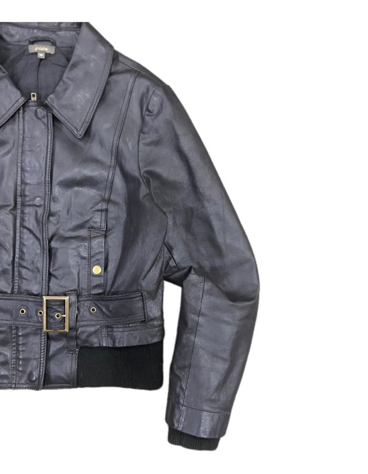 BLACK LEATHER JACKET