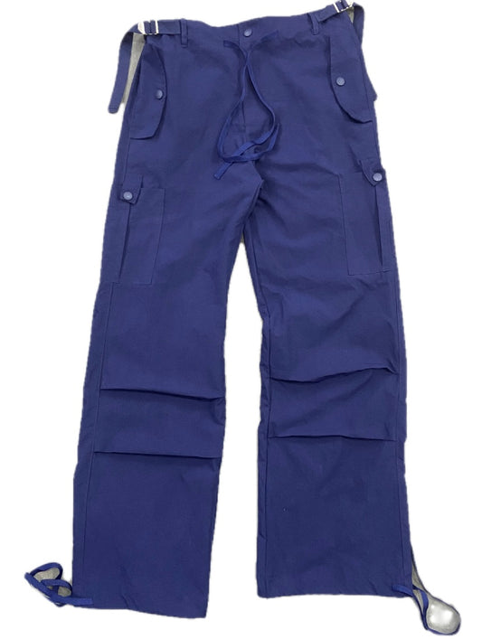 BLUE TUCKER CARGO PANTS