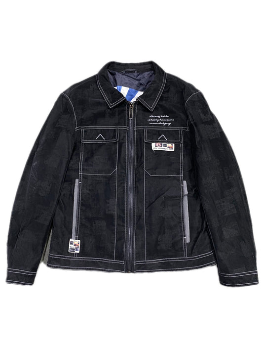 SUEDE BLACK WORKWEAR JACKET